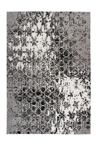 Teppich >Iglesia< in Grau, 85% Baumwolle / 15% Polyester - 150x80cm (LxB)