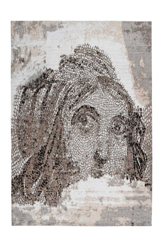 Teppich >Iglesia< in Taupe, 85% Baumwolle / 15% Polyester - 290x200cm (LxB)
