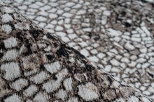 Teppich >Iglesia< in Taupe, 85% Baumwolle / 15% Polyester - 150x80cm (LxB)