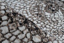 Teppich >Iglesia< in Taupe, 85% Baumwolle / 15% Polyester - 150x80cm (LxB)