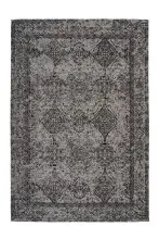 Teppich >Iglesia< in Grau / Schwarz - 230x160 (LxB)