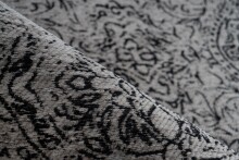 Teppich >Iglesia< in Grau / Schwarz - 290x200 (LxB)