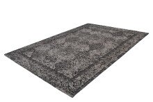 Teppich >Iglesia< in Grau / Schwarz - 290x200 (LxB)