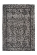 Teppich >Iglesia< in Grau / Schwarz - 150x80 (LxB)
