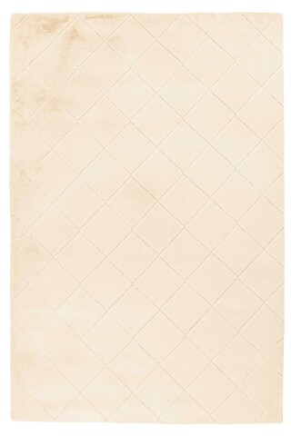 Teppich >Imala< in Creme, 100% Polyester - 160x120cm (LxB)