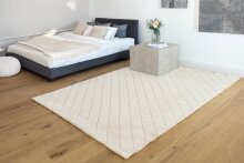 Teppich >Imala< in Creme, 100% Polyester - 230x160cm (LxB)