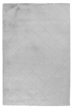 Teppich >Imala< in Grau, 100% Polyester - 150x80cm...
