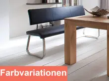 Sitzbank >Muvo I< aus Metall - 155x86x59cm (BxHxT)