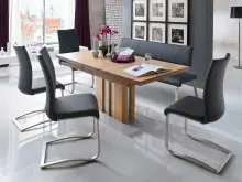 Sitzbank >Muvo I< aus Metall - 155x86x59cm (BxHxT)