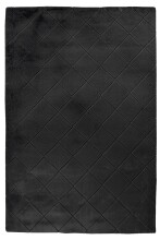 Teppich >Imala< in Schwarz, 100% Polyester -...