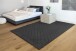 Teppich >Imala< in Schwarz, 100% Polyester - 150x80cm (LxB)