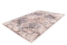 Teppich >Indiana< in Grau / Braun, 75% Baumwolle / 25% Polyester - 170x120 (LxB)