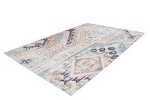 Teppich >Indiana< in Multi / Blau, 75% Baumwolle / 25% Polyester - 330x240 (LxB)