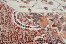 Teppich >Indiana< in Multi / Terra, 75% Baumwolle / 25% Polyester - 150x80 (LxB)