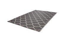 Teppich >Indonesia< in Grau, 100% Polypropylen - 230x80cm (LxB)