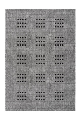 Teppich >Indonesia< in Silber, 100% Polypropylen - 170x120cm (LxB)