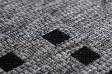 Teppich >Indonesia< in Silber, 100% Polypropylen - 170x120cm (LxB)