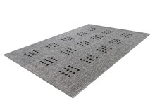 Teppich >Indonesia< in Silber, 100% Polypropylen - 170x120cm (LxB)