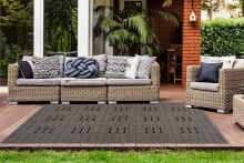 Teppich >Indonesia< in Taupe, 100% Polypropylen - 230x80cm (LxB)