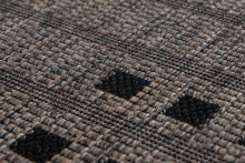 Teppich >Indonesia< in Taupe, 100% Polypropylen - 230x80cm (LxB)