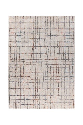 Teppich >Jaka< in Creme / Multi, 100% Polyester - 170x120cm (LxB)