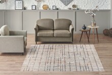 Teppich >Jaka< in Creme / Multi, 100% Polyester - 150x80cm (LxB)