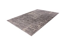 Teppich >Jaka< in Grau, 100% Polyester - 150x80cm (LxB)