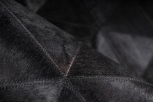 Teppich >Lavin< in Schwarz, 100% Leder - 280x200cm (LxB)