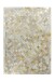 Teppich >Lavish< in Elfenbein / Gold, 100% Leder - 170x120cm (LxB)