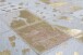 Teppich >Lavish< in Elfenbein / Gold, 100% Leder - 170x120cm (LxB)