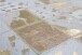 Teppich >Lavish< in Elfenbein / Gold, 100% Leder - 230x160cm (LxB)