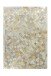 Teppich >Lavish< in Elfenbein / Gold, 100% Leder - 230x160cm (LxB)