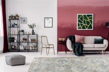 Teppich >Lavish< in Grau / Silber, 100% Leder - 230x160cm (LxB)