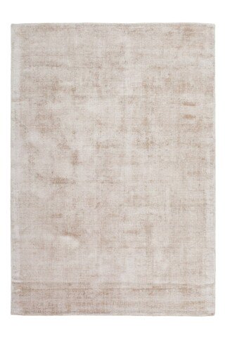 Teppich >Luxury< in Elfenbein / Taupe, 100% Viskose - 150x80cm (LxB)