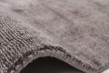 Teppich >Luxury< in Grau / Anthrazit, 100% Viskose - 150x80cm (LxB)