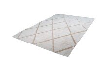 Teppich >Luxury< in Elfenbein / Taupe, 100% Viskose - 230x160cm (LxB)