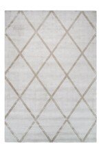 Teppich >Luxury< in Elfenbein / Taupe, 100% Viskose...