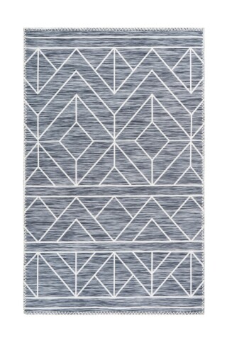 Teppich >Maya< in Anthrazit, 100% Polyester - 180x120cm (LxB)