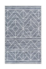 Teppich >Maya< in Anthrazit, 100% Polyester -...