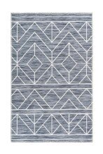 Teppich >Maya< in Anthrazit, 100% Polyester -...