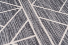Teppich >Maya< in Anthrazit, 100% Polyester - 290x200cm (LxB)