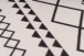 Teppich >Maya< in Weiß / Schwarz, 100% Polyester - 180x120cm (LxB)
