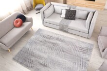 Teppich >Maya< in Grau, 100% Polyester - 180x120cm (LxB)