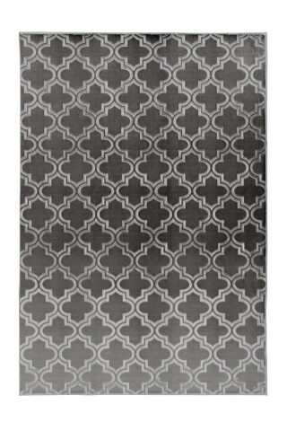 Teppich >Monroe< in Anthrazit, 100% Polyester - 230x160cm (LxB)