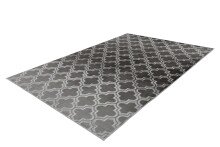 Teppich >Monroe< in Anthrazit, 100% Polyester - 230x160cm (LxB)