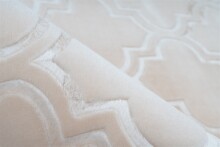 Teppich >Monroe< in Creme, 100% Polyester - 170x120cm (LxB)
