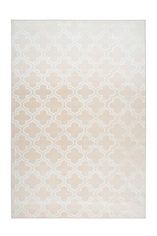 Teppich >Monroe< in Creme, 100% Polyester - 300x80cm (LxB)