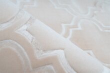 Teppich >Monroe< in Creme, 100% Polyester - 300x80cm (LxB)