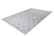 Teppich >Monroe< in Grau / Blau, 100% Polyester - 170x120cm (LxB)