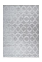 Teppich >Monroe< in Grau / Blau, 100% Polyester -...